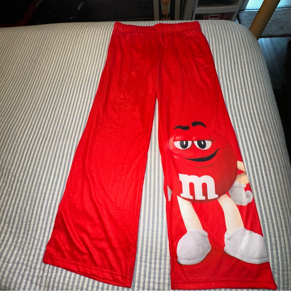 M&M’s Ladies Red Lounge PJ Pants‎ Medium